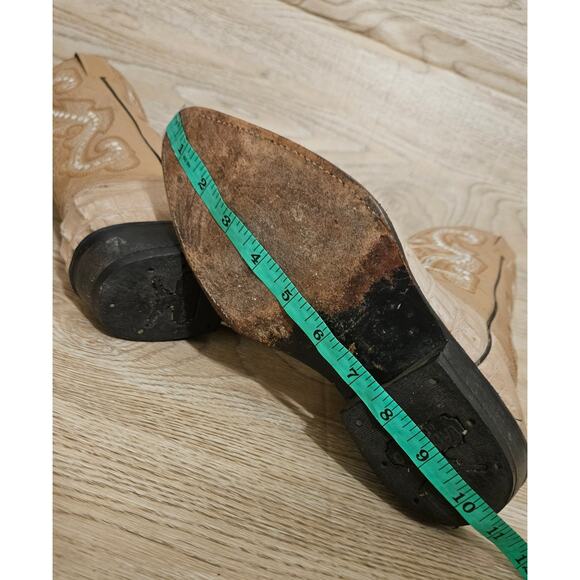 Men's Tan Western Boots - Picture 5 of 14